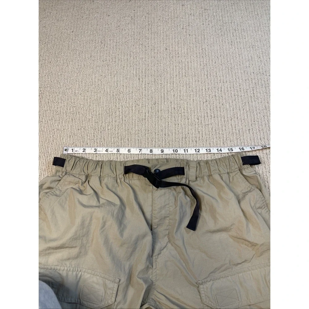 REI Pants Men's 32x31* Convertible Nylon Belted Cargo Hiking Khaki